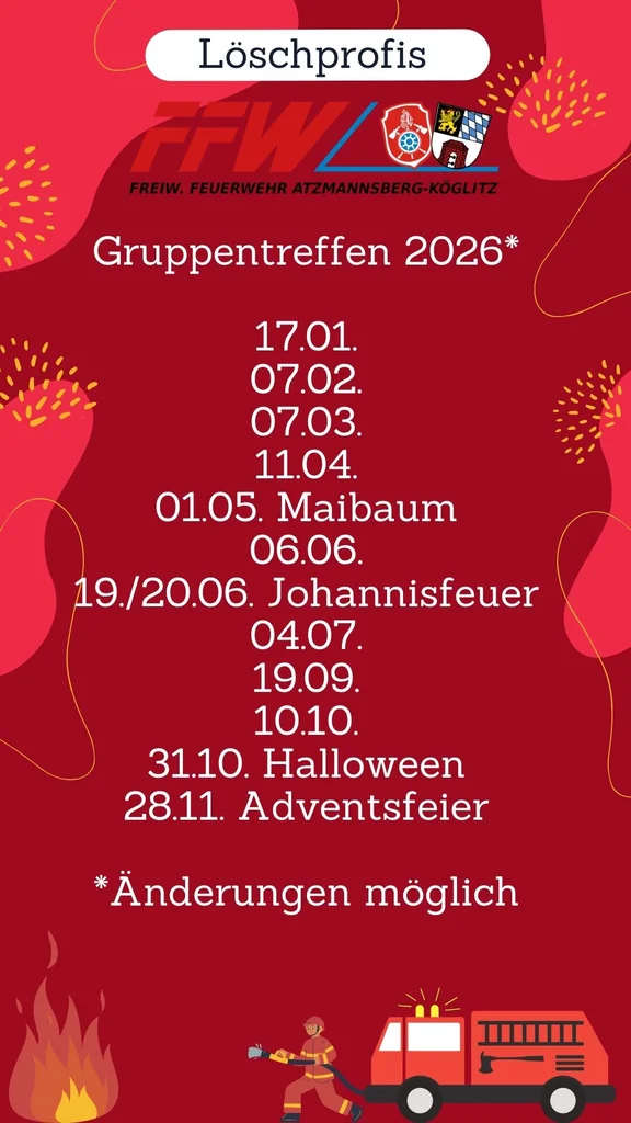 Gruppentreffen Kinderfeuerwehr 2026